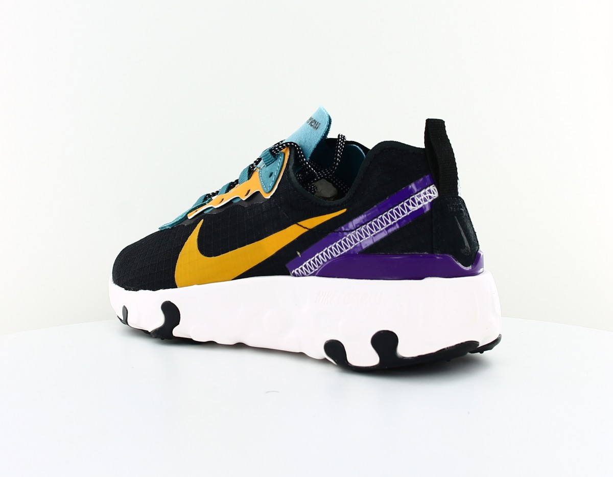 Nike Renew element 55 prm gs noir or vert