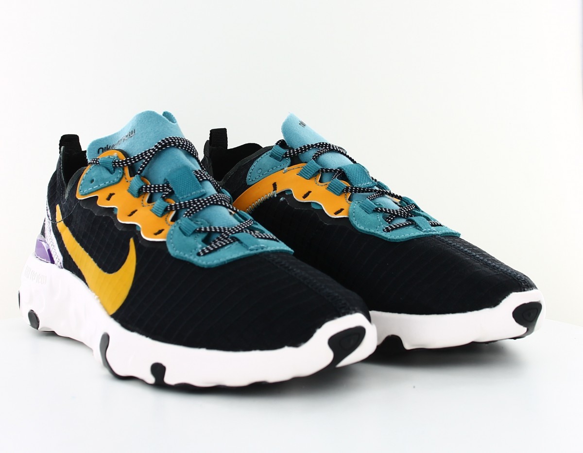 Nike Renew element 55 prm gs noir or vert