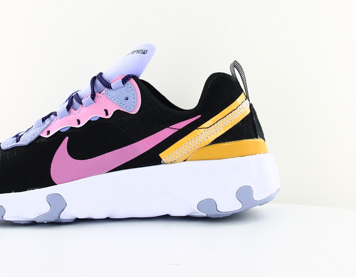 Nike Renew element 55 prm gs noir rose violet