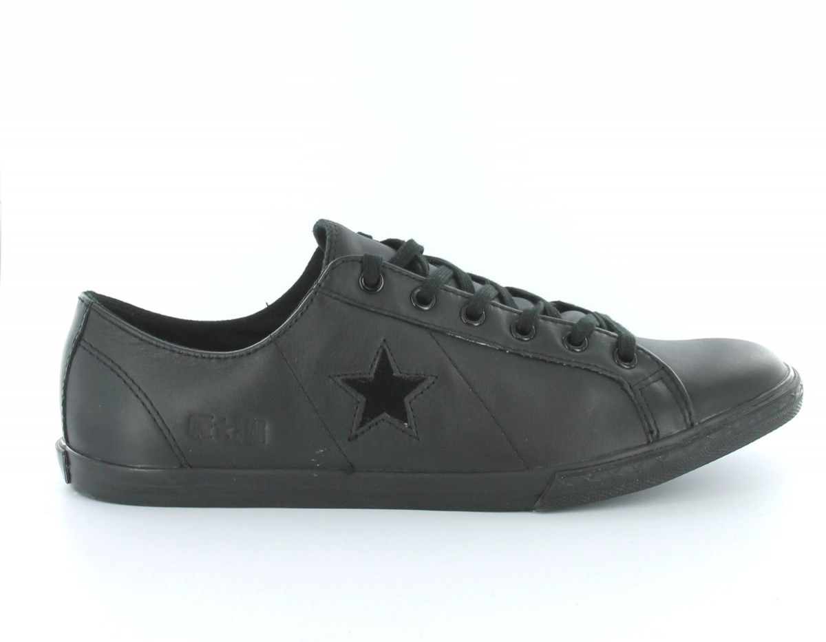 converse one star low top leather