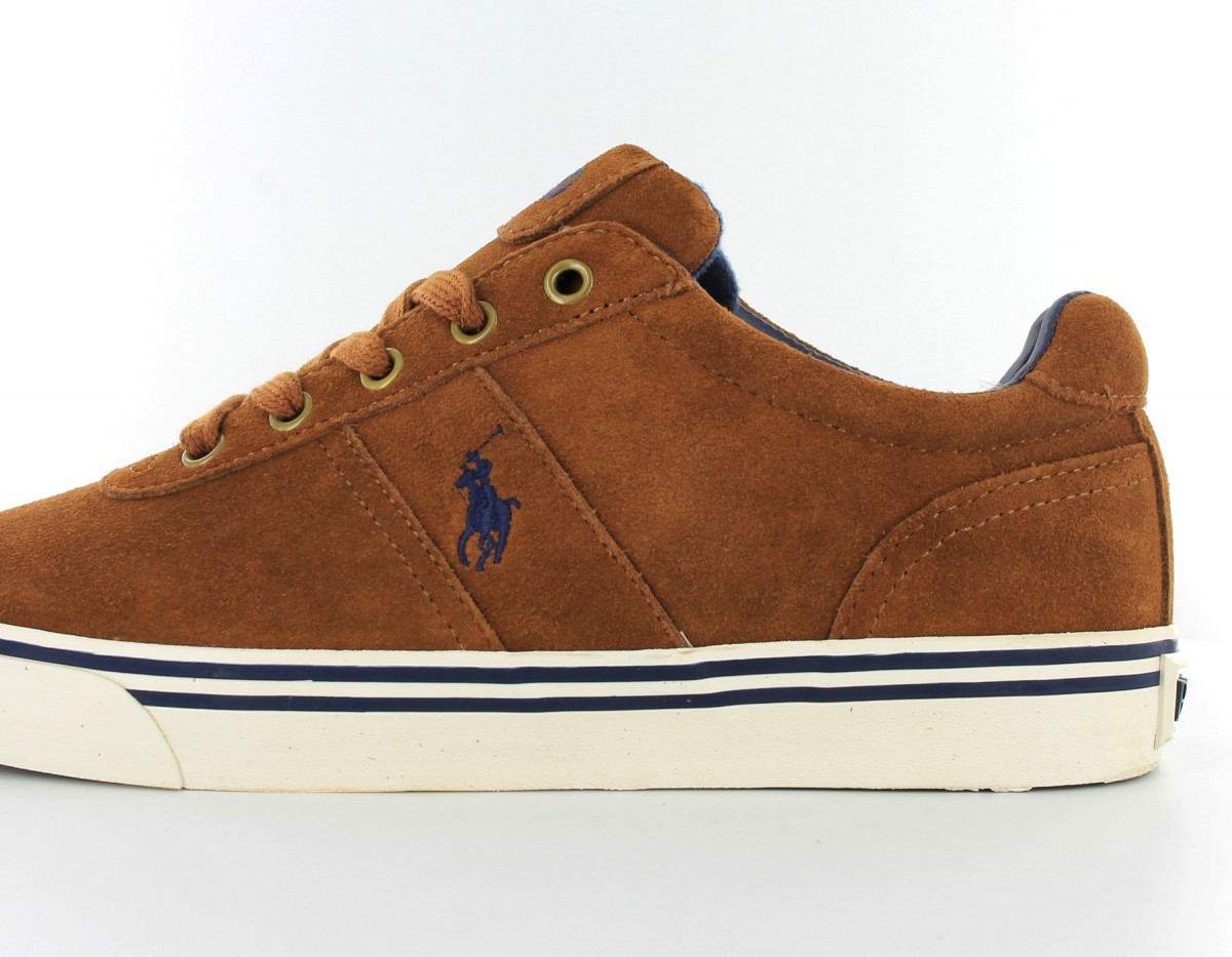 Polo Ralph Lauren Hanford Suede Camel-Bleu-Marine