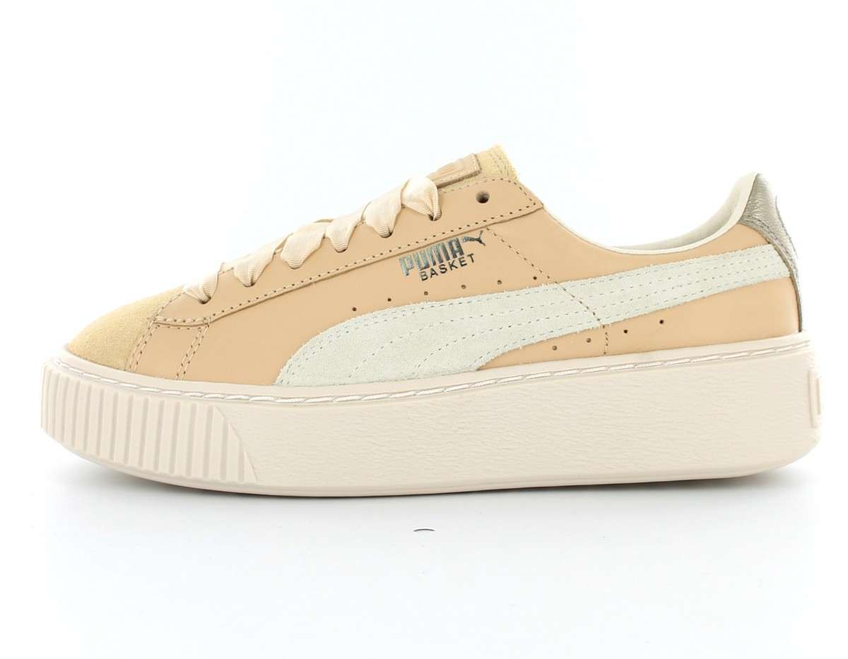 Puma Basket Platform UP Natural-Vachetta