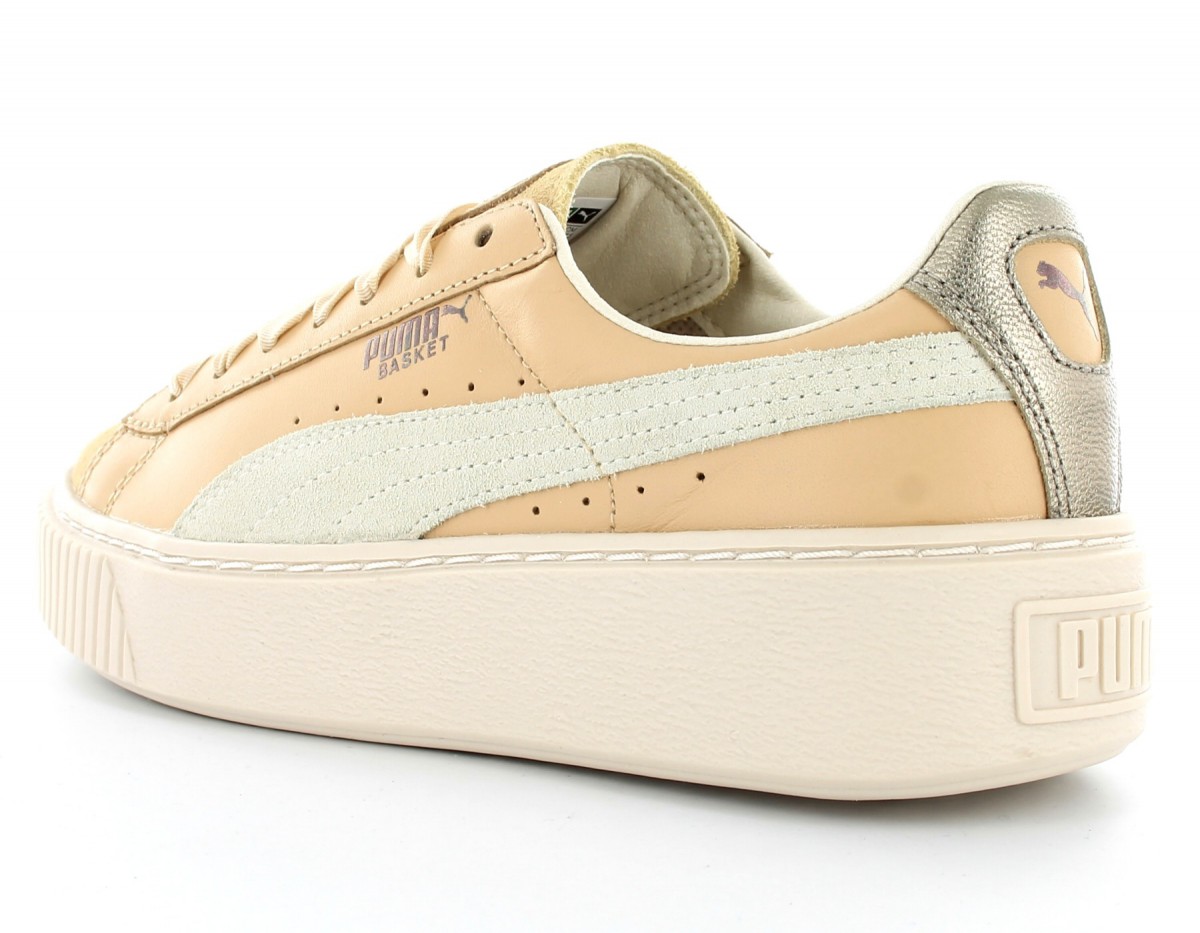 Puma Basket Platform UP Natural-Vachetta