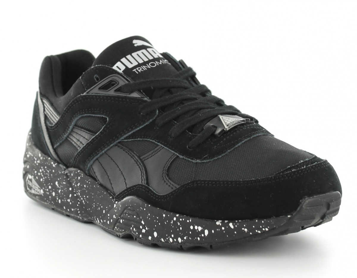 puma trinomic r698 noir et blanc