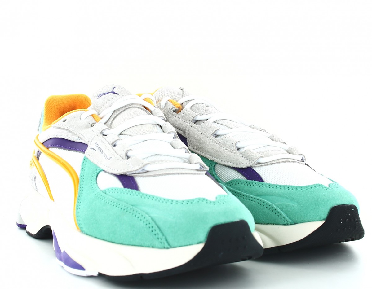 Puma Rs-connect drip blanc orange vert violet