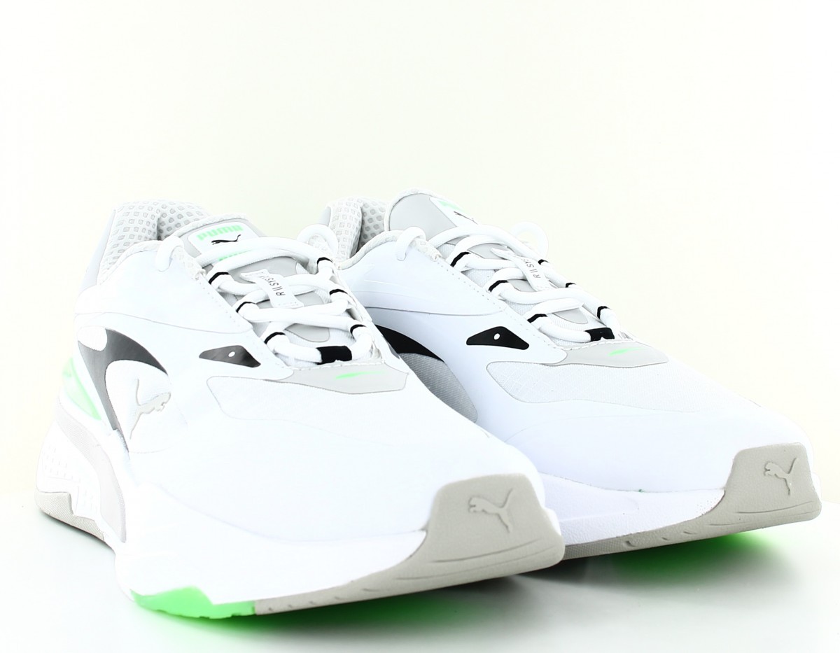 Puma Rs fast tech blanc gris vert