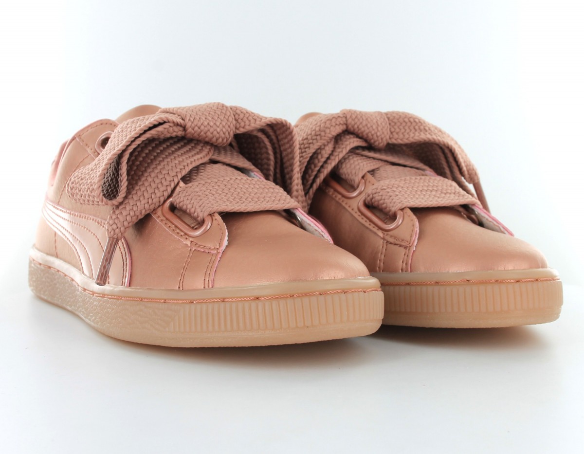 Puma Basket Heart Copper Women Copper-Rose