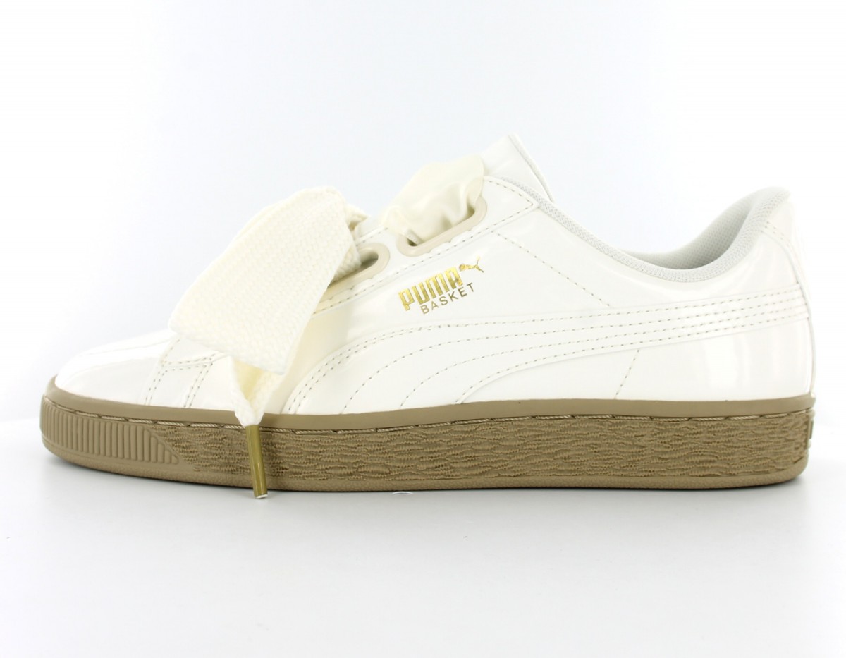 Puma Basket Heart Patent women Marshmallow