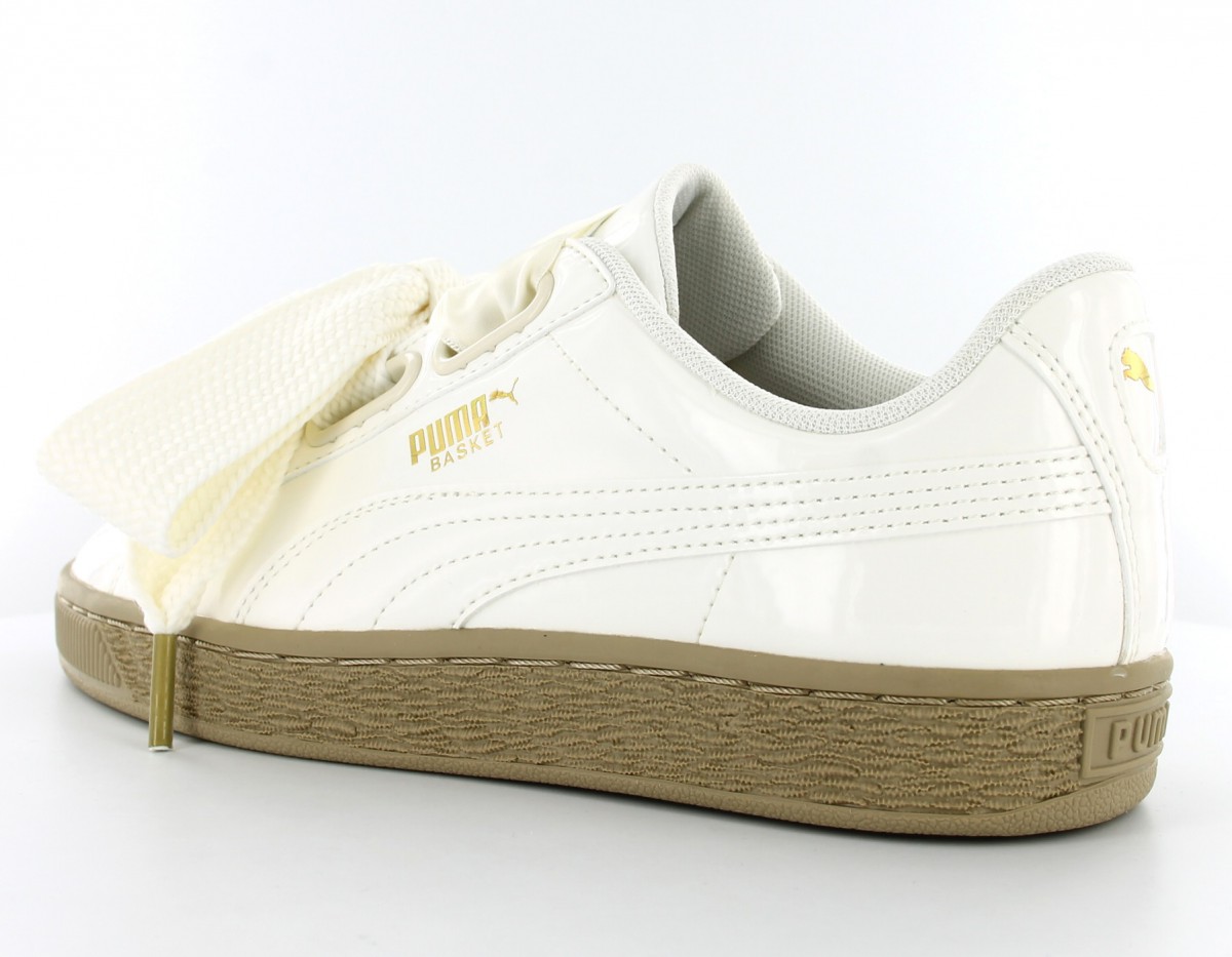 Puma Basket Heart Patent women Marshmallow