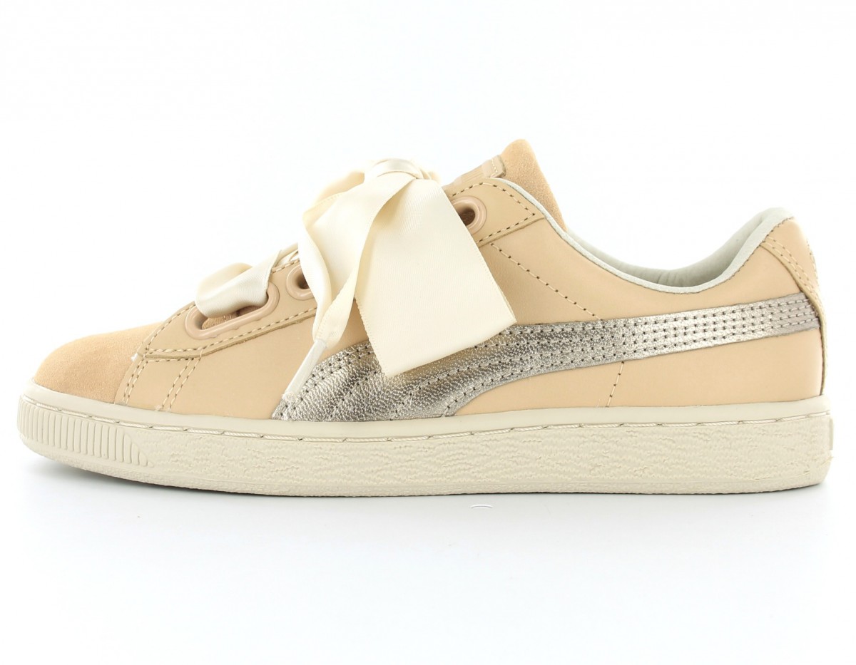 Puma Basket Heart Up Natural-Vachetta