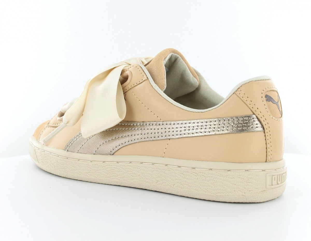 Puma Basket Heart Up Natural-Vachetta