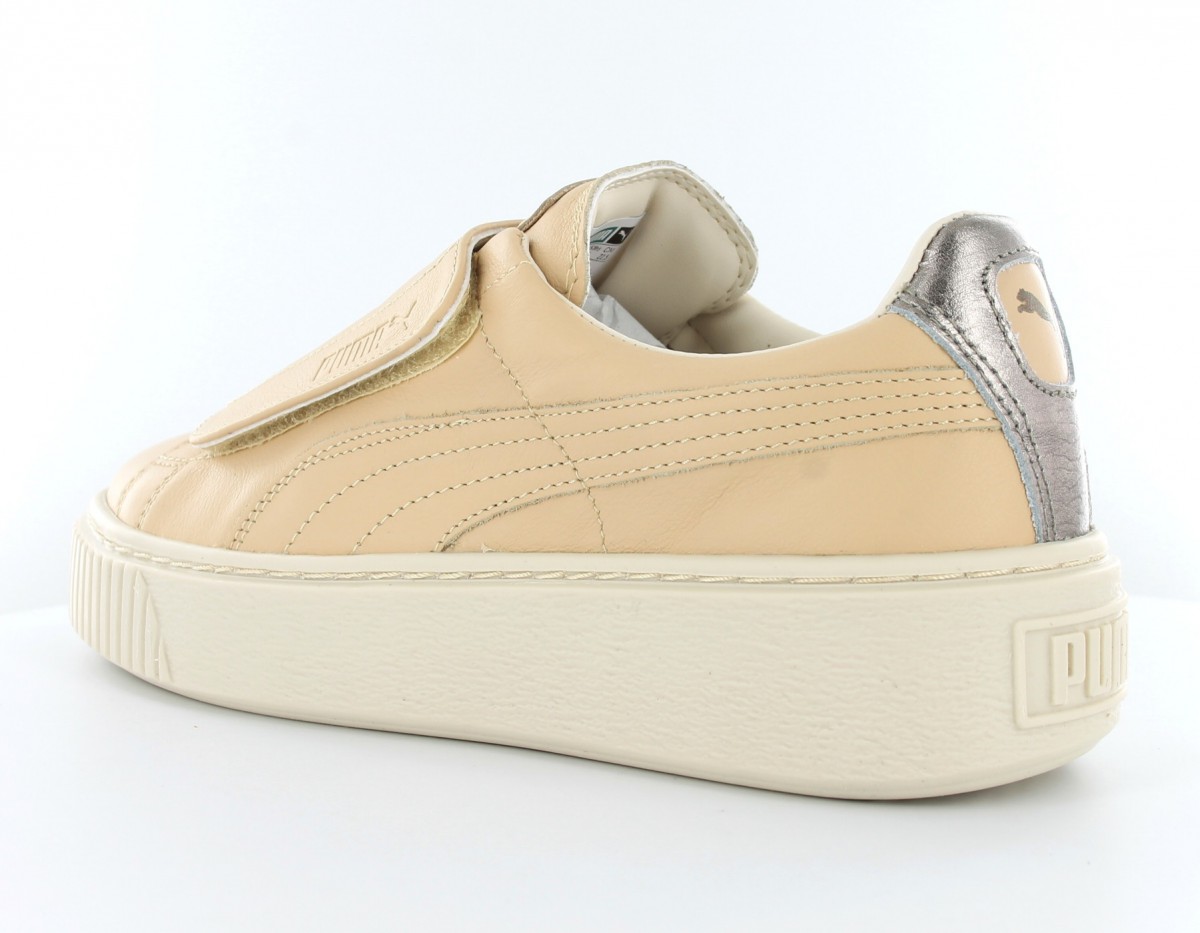 Puma Platform Strap Up Natural-Vachetta