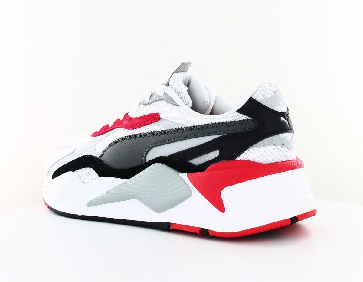 Puma Rsx 3 puzzle blanc gris rouge noir 371570-09