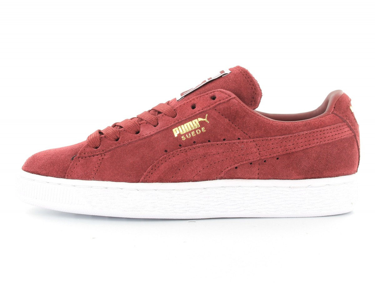 puma suède bordeaux