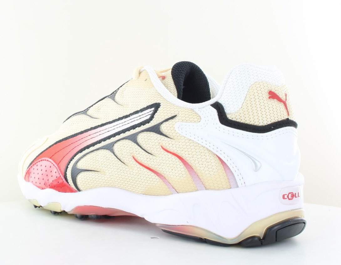 Puma Inhale beige rouge noir