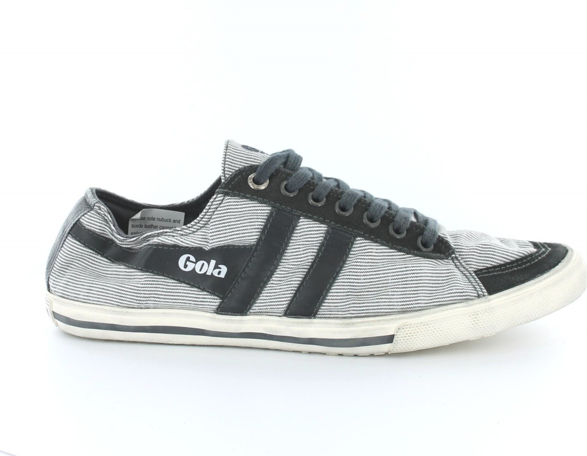 Gola Quota stripe GRIS/BLANC