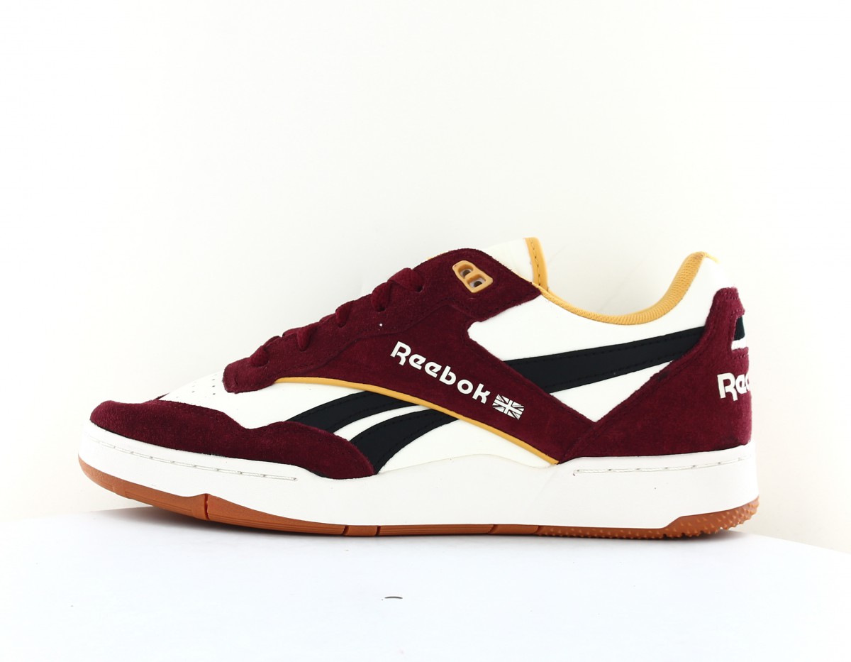 Reebok Bb 4000 II bordeaux noir jaune gomme