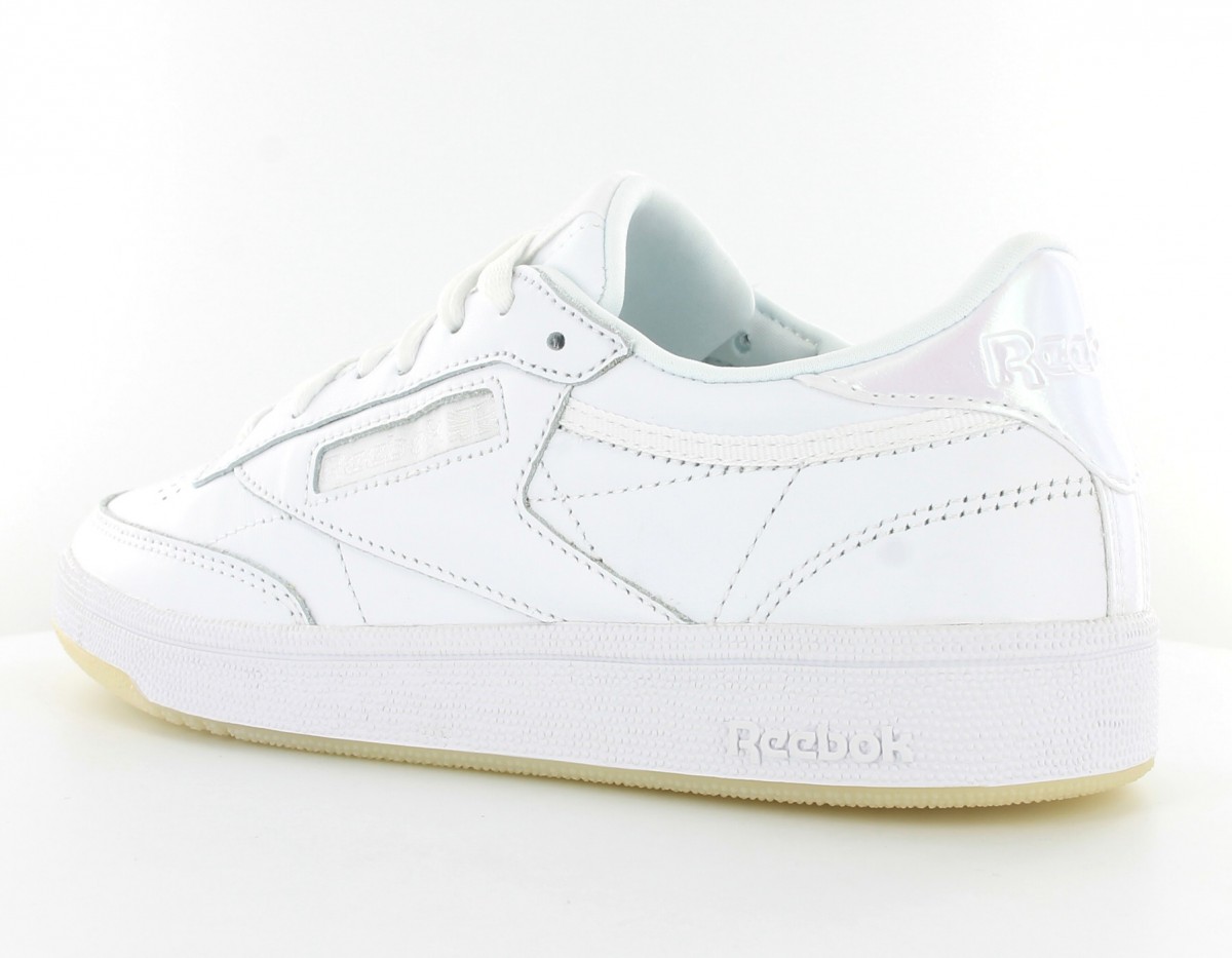 Reebok Club C 85 Leather Blanc-Iridecent