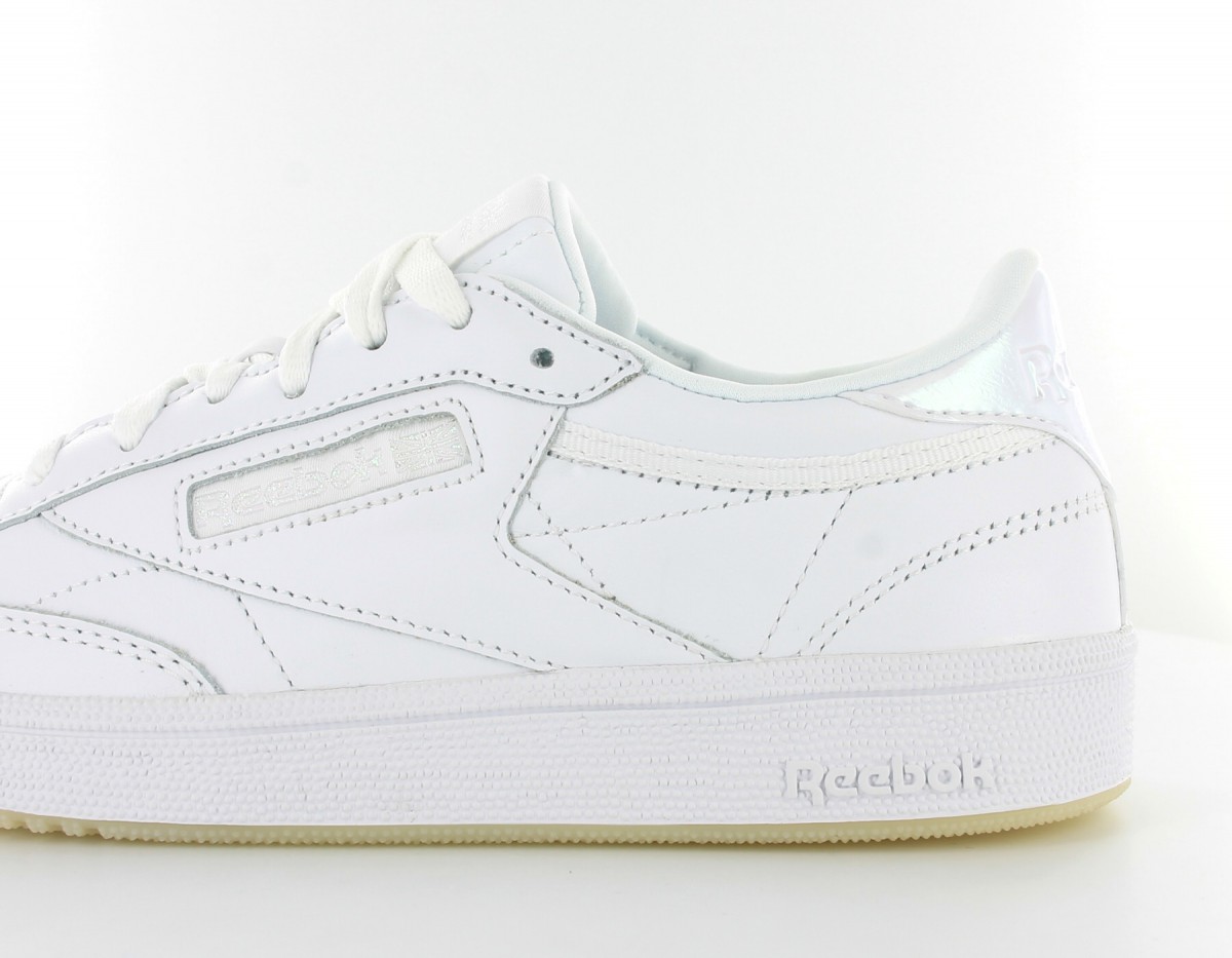 Reebok Club C 85 Leather Blanc-Iridecent