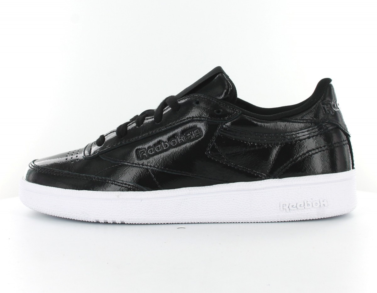 Reebok Club C 85 patent noir/brillant