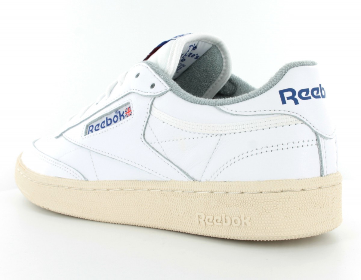 Reebok club c 85 vintage white royal & tin grey hotsell