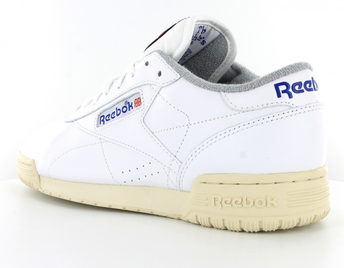 Reebok Exofit Lo Clean Logo R12 White-Royal-Grey