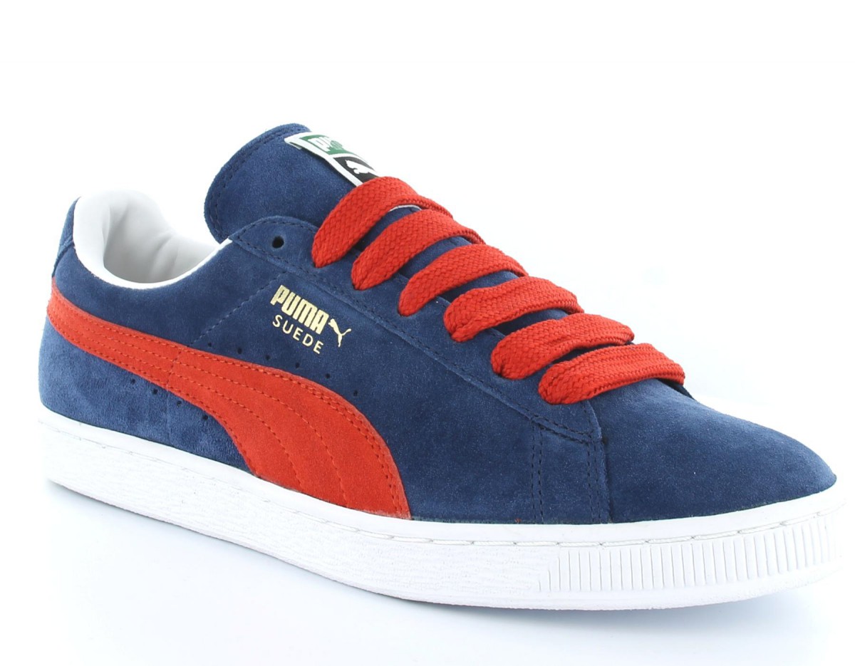 puma suede bleu