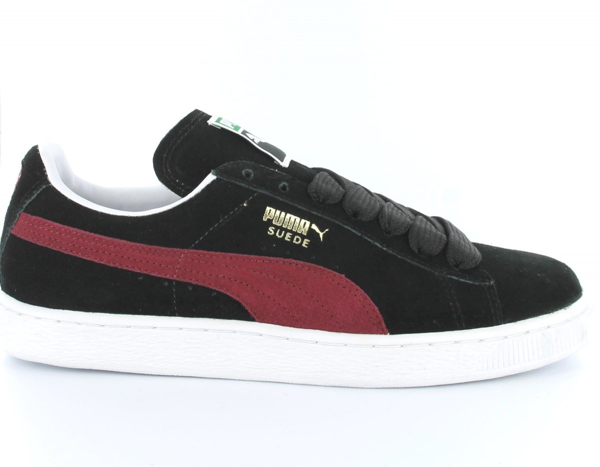 Puma Suede NOIR/ROUGE