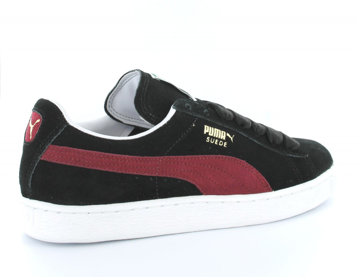 Puma Suede NOIR/ROUGE