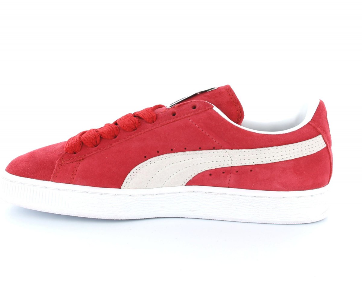 Puma Suede ROUGE/BLANC