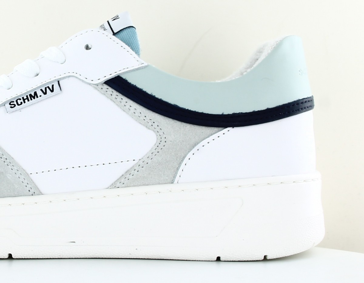 Schmoove Smatch sneaker blanc bleu ciel