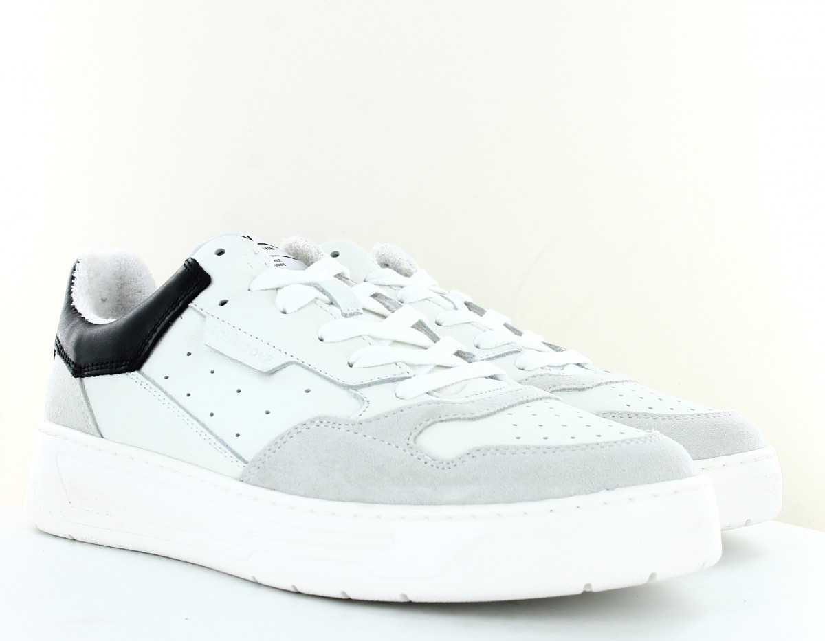 Schmoove Smatch sneaker blanc noir