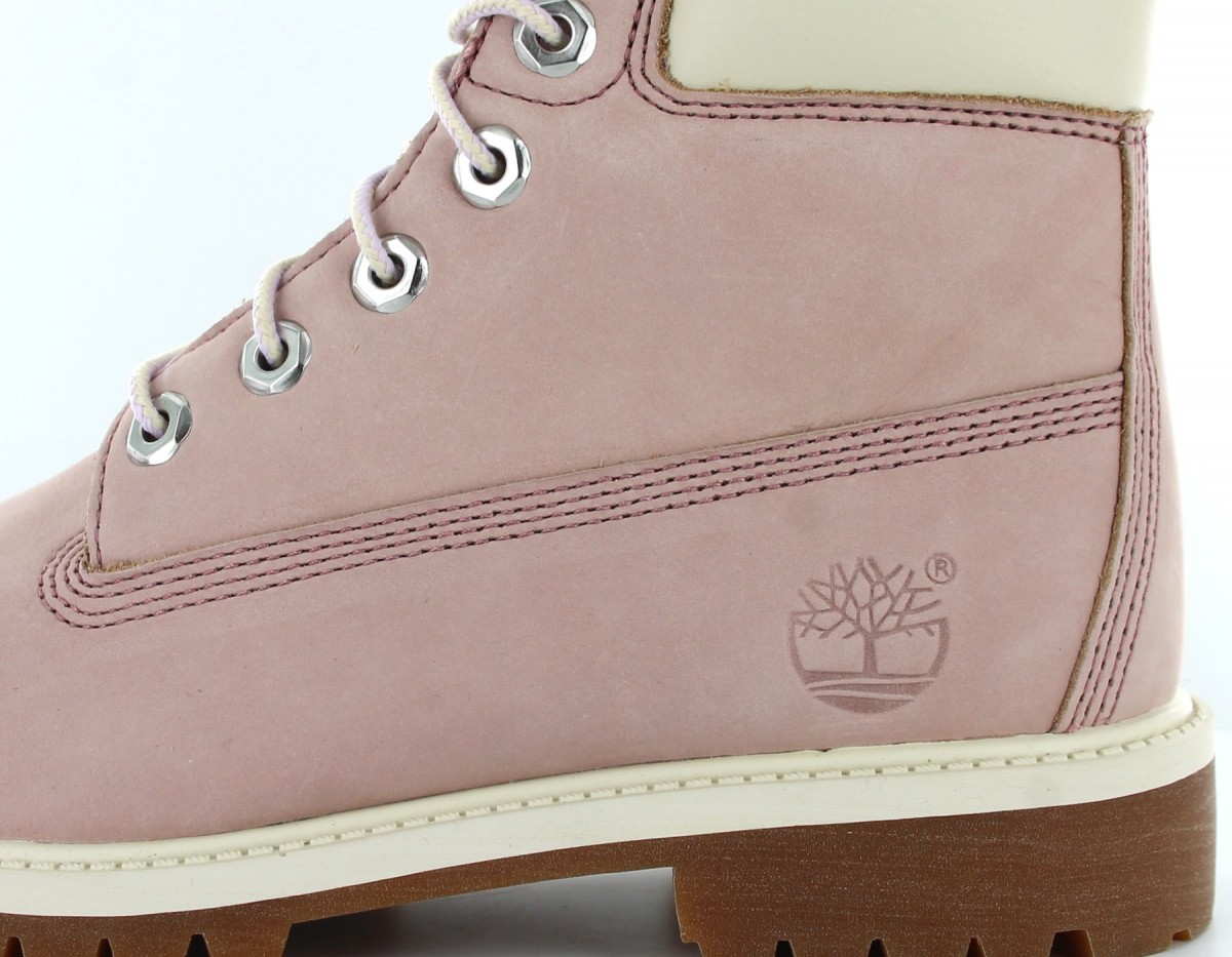 Timberland 6-inch femme rose-pastel