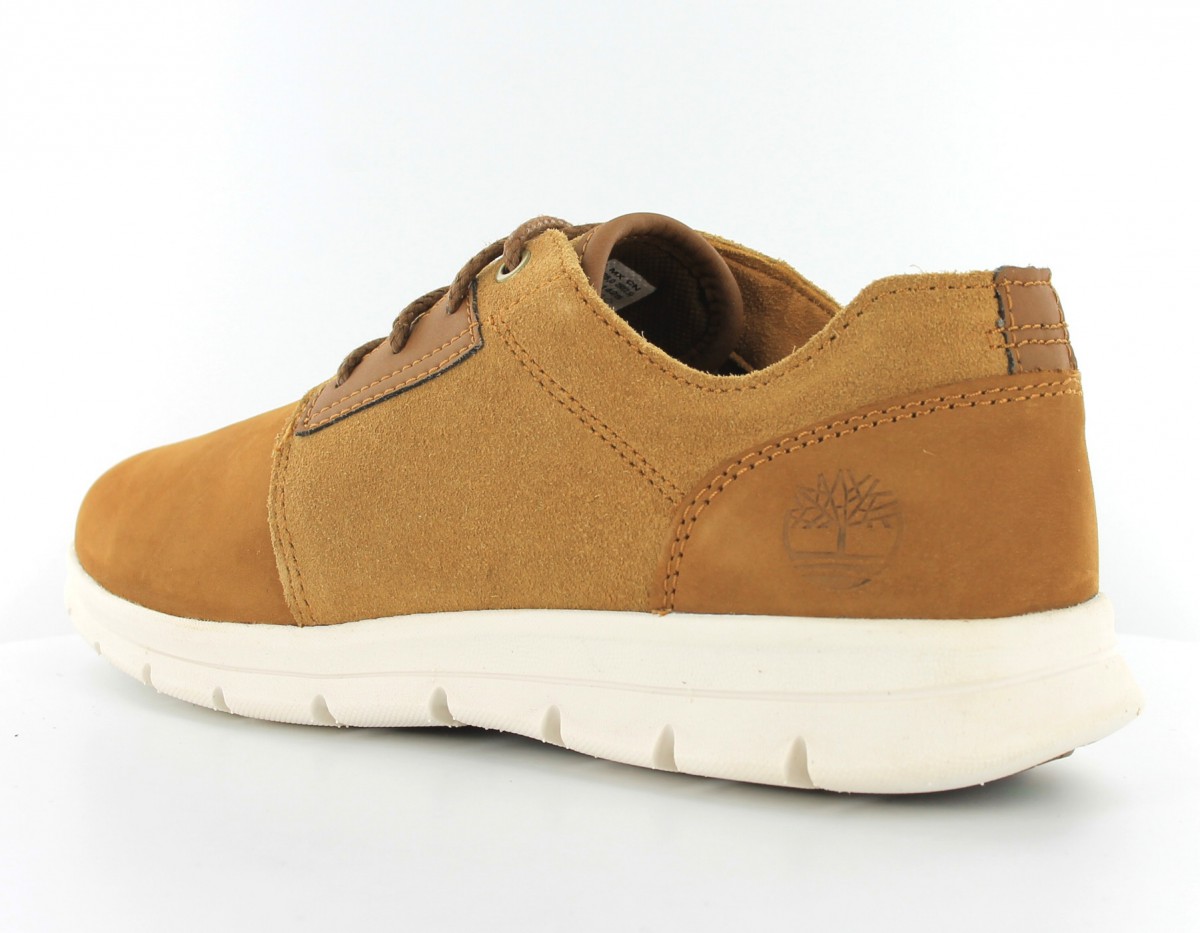 Timberland Graydon Leather Low Beige-Dark Rubber