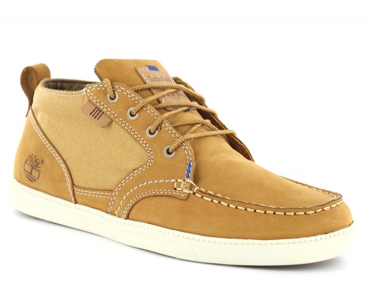 Timberland Newmarket Chukka Moc Toe Textile BEIGE