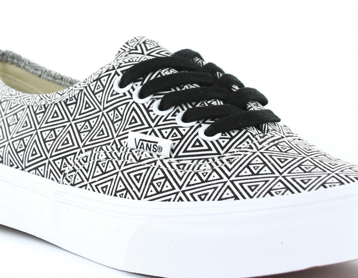 Vans Authentic Slim Geometric NOIR/BLANC