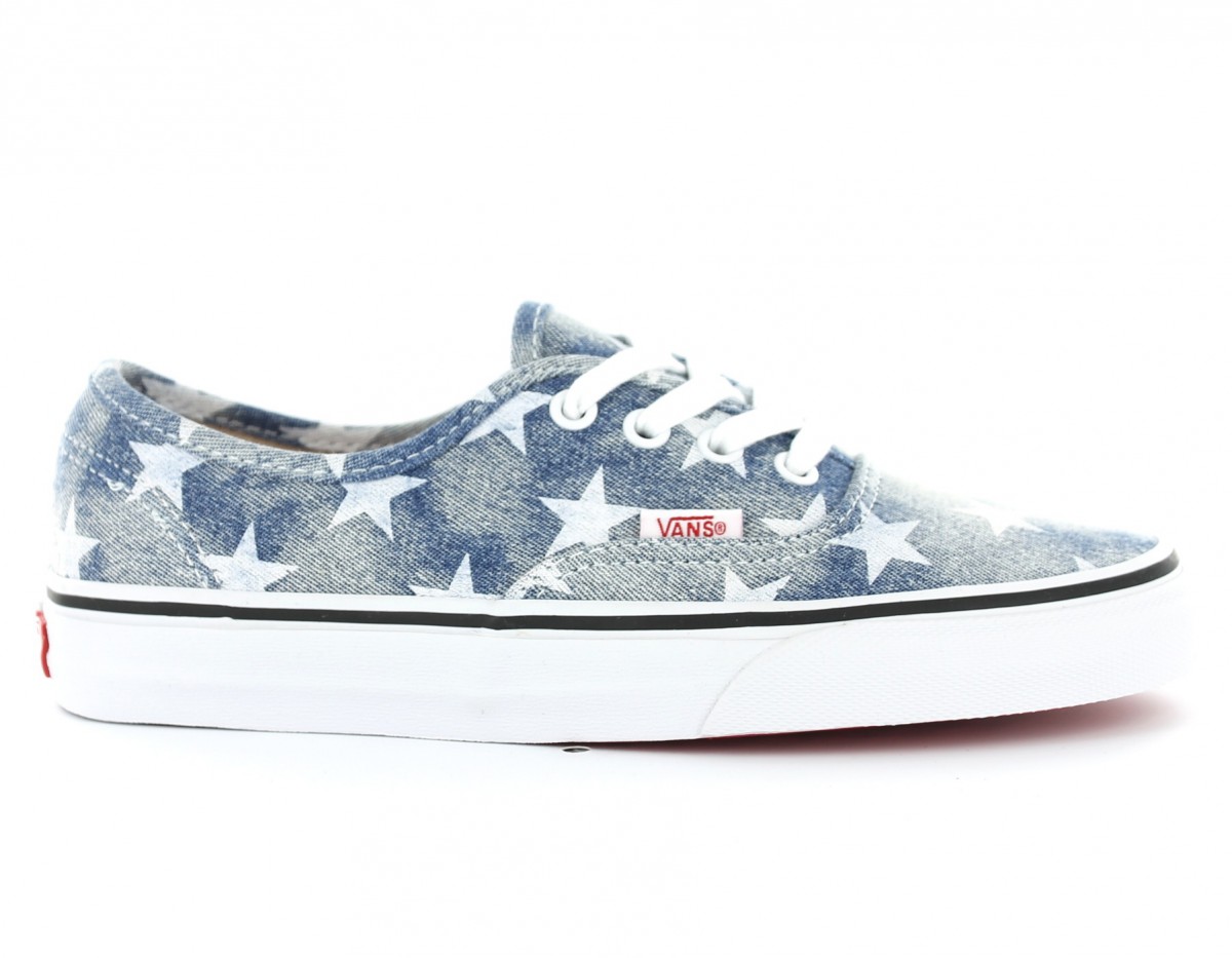 Vans Authentic Washed Stars BLEU/STARS