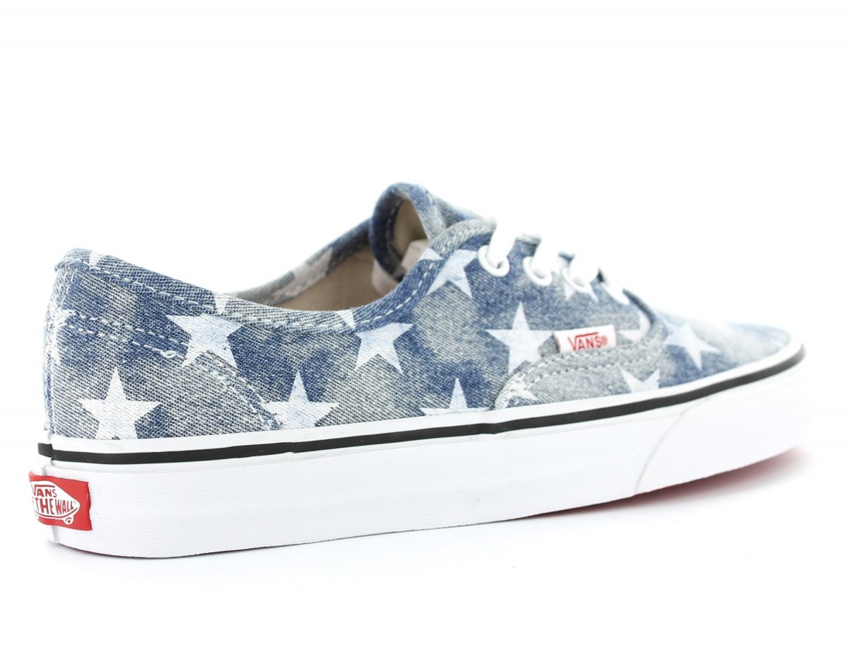 Vans Authentic Washed Stars BLEU/STARS