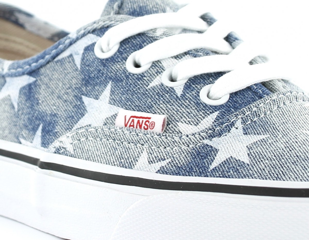 Vans Authentic Washed Stars BLEU/STARS