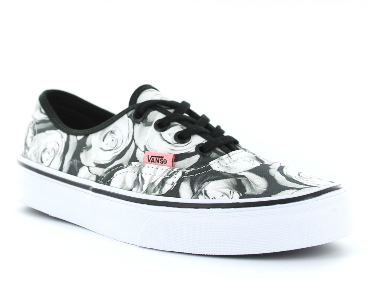 Vans Authentic Digi Roses NOIR/BLANC