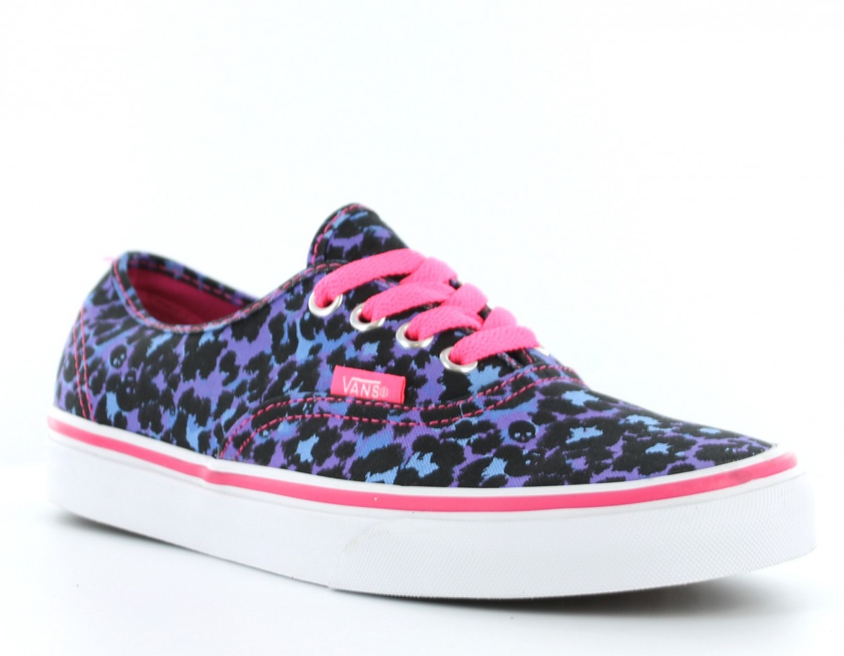 Vans Authentic leopard VIOLET/NOIR