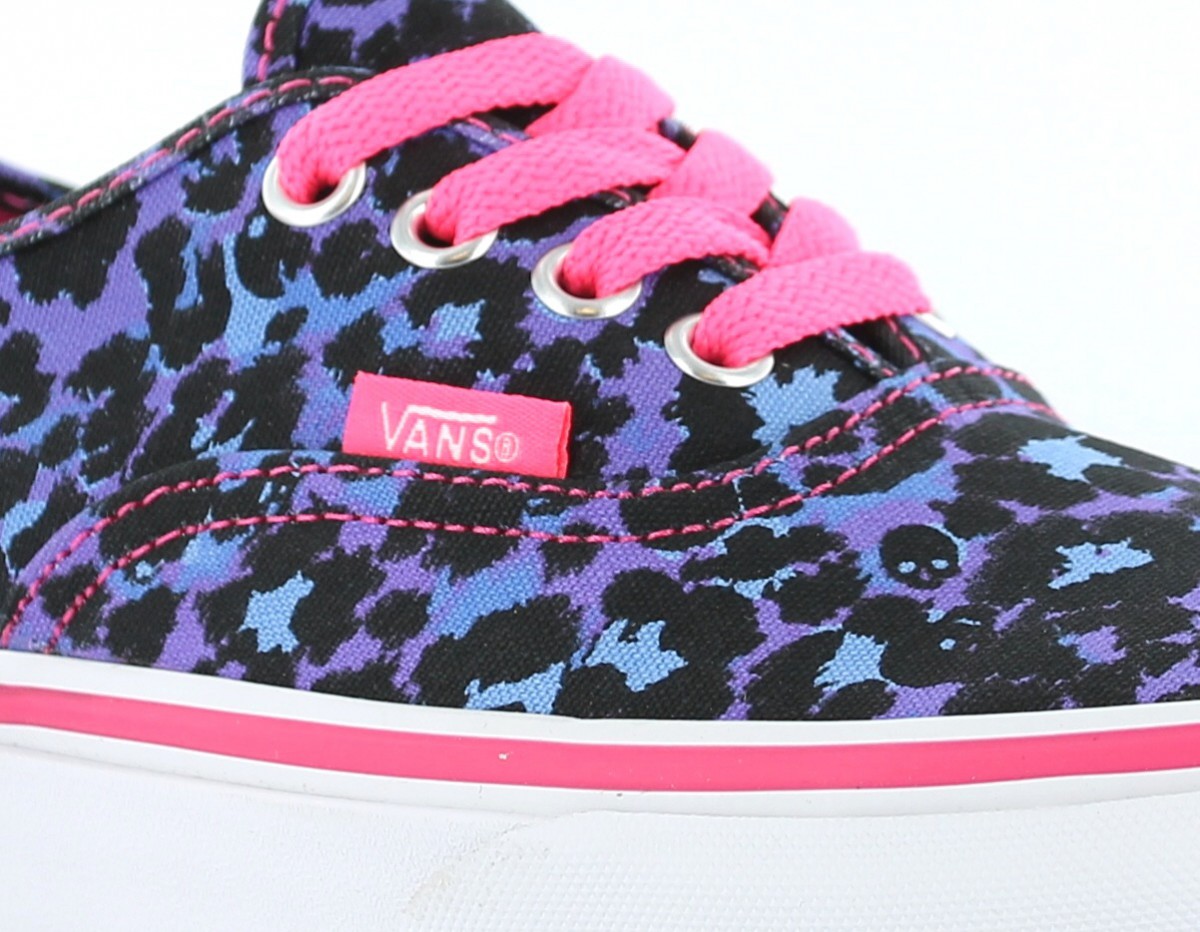 Vans Authentic leopard VIOLET/NOIR