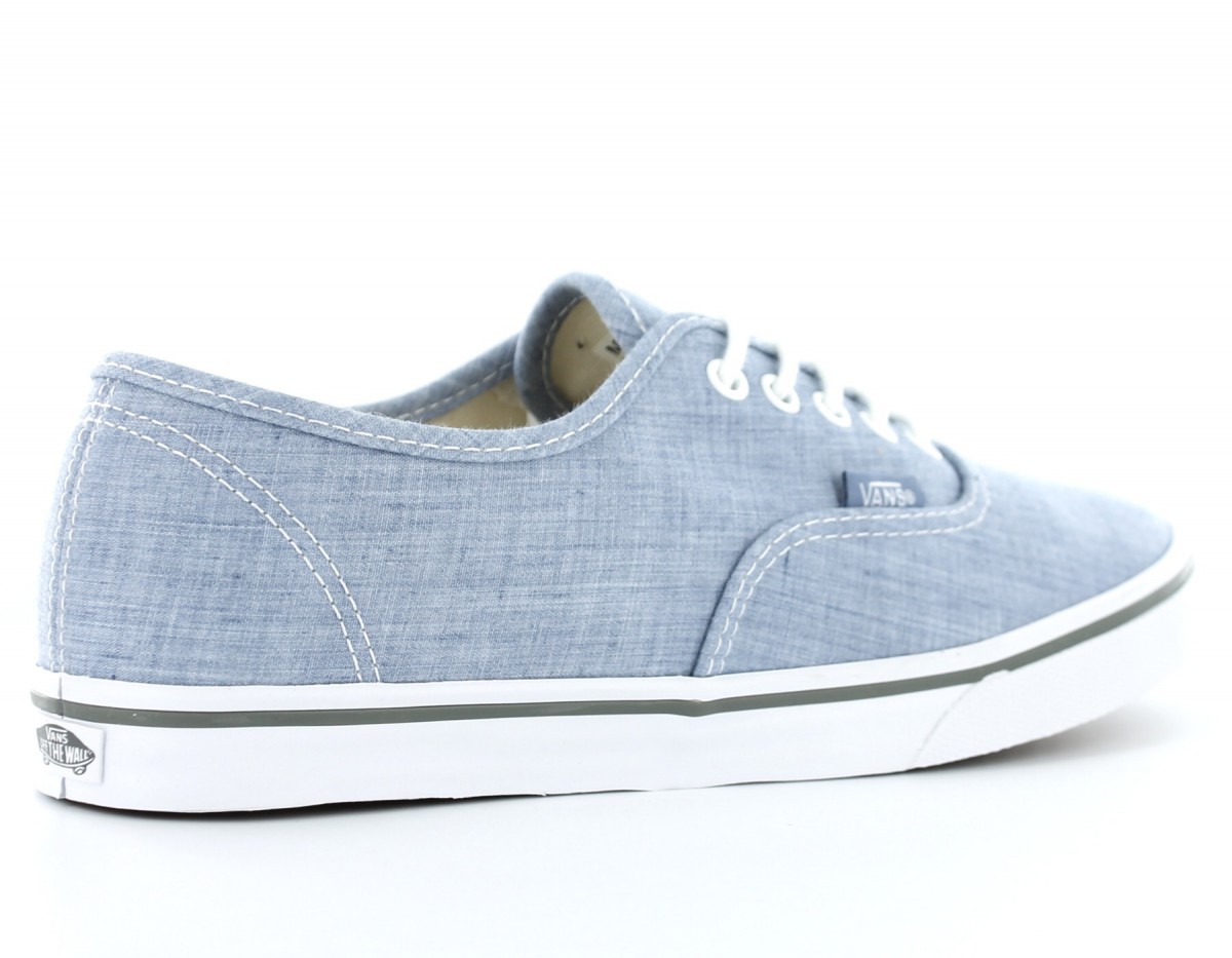 Vans Authentic lo pro chambray BLEU/BLANC