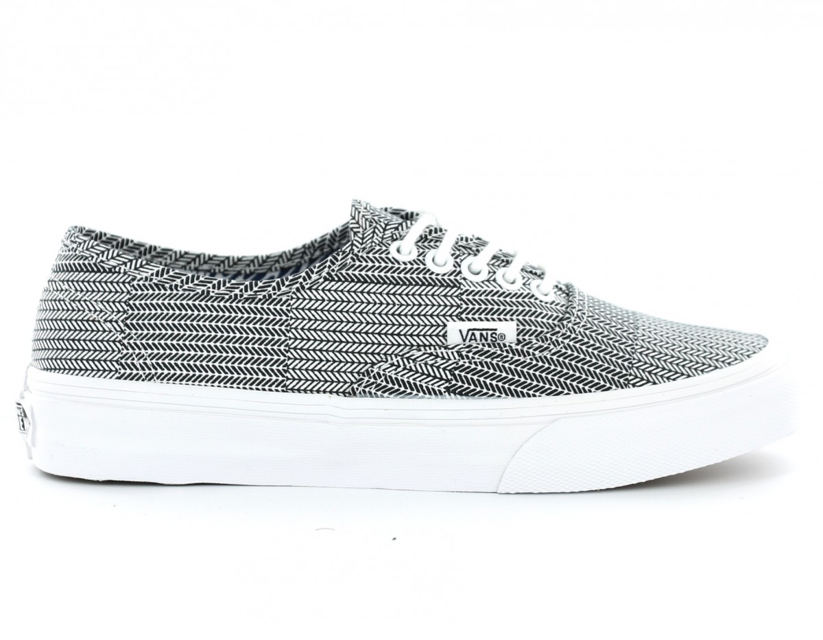 Vans Authentic slim mixed geo BLANC/NOIR