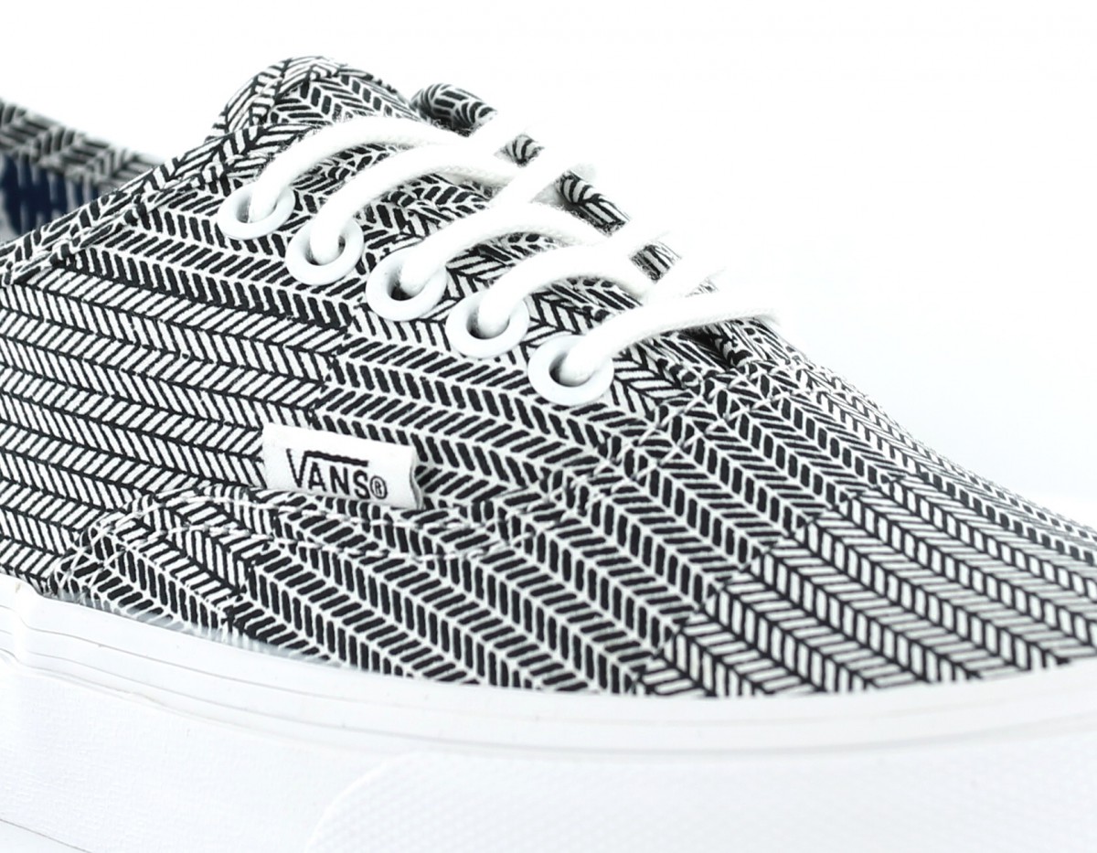 Vans Authentic slim mixed geo BLANC/NOIR