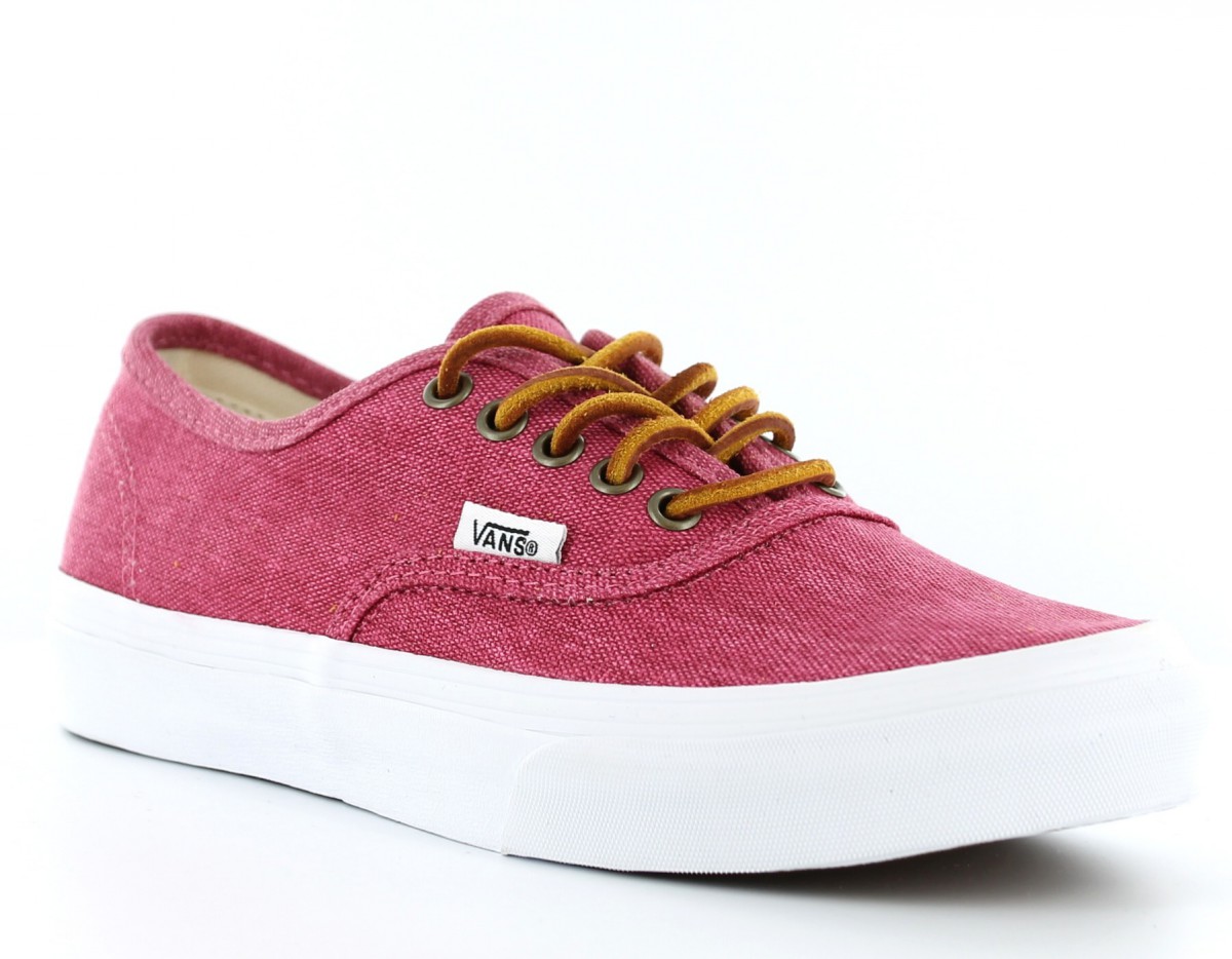 Vans Authentic Slim Washed Twill ROSE/BLANC