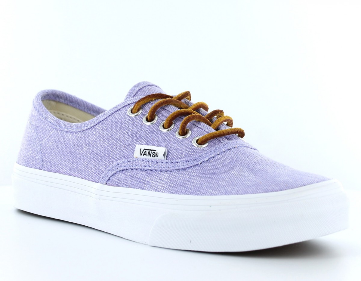 Vans Authentic Slim Washed Twill VIOLET/BLANC