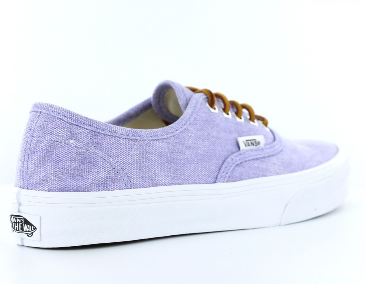 Vans Authentic Slim Washed Twill VIOLET/BLANC