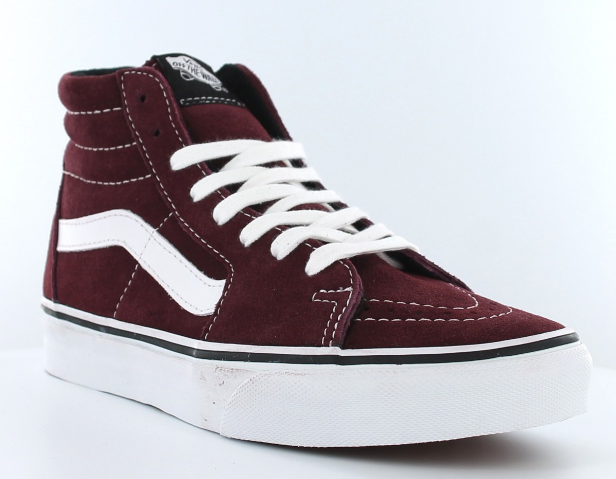 Vans SK8-HI BORDEAUX/BLANC