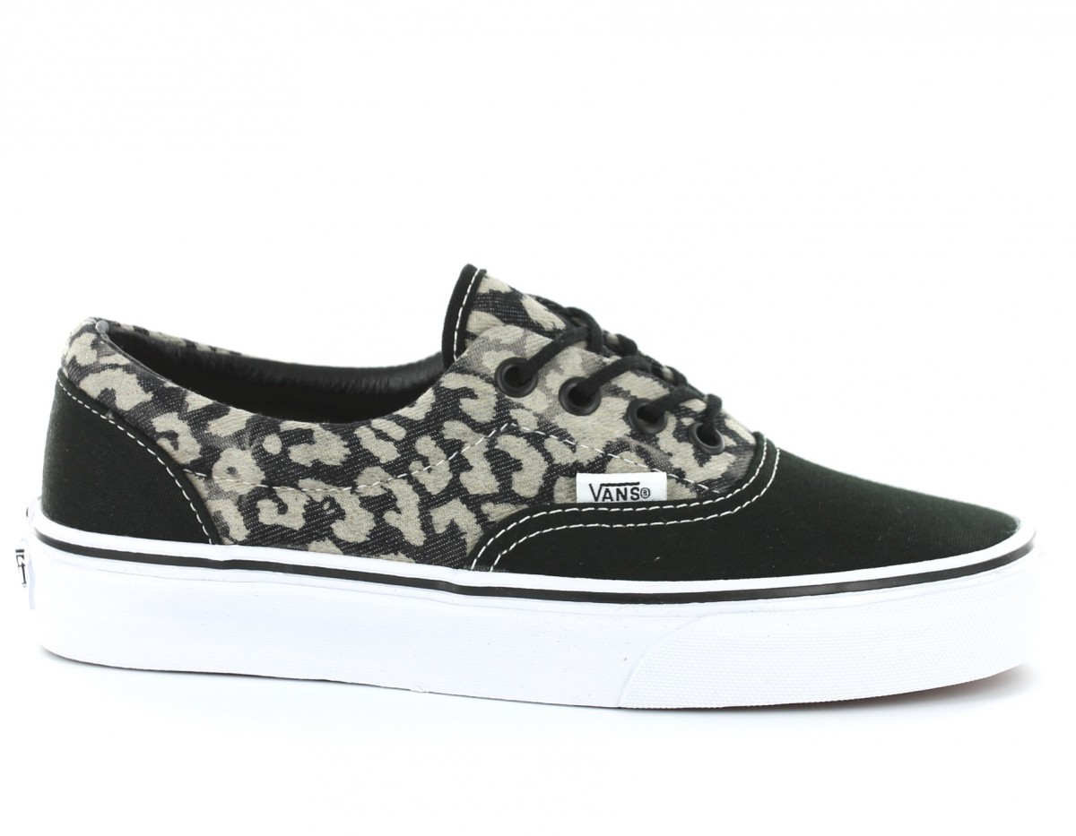 vans noir leopard femme